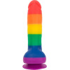 Addiction - Justin Rainbow Silicon Dildo Kun 1 igjen! Siste sjangse 