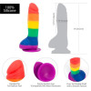 Addiction - Justin Rainbow Silicon Dildo Kun 1 igjen! Siste sjangse 