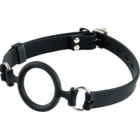 BQS -  Gag med O-ring i Silikon - Sort