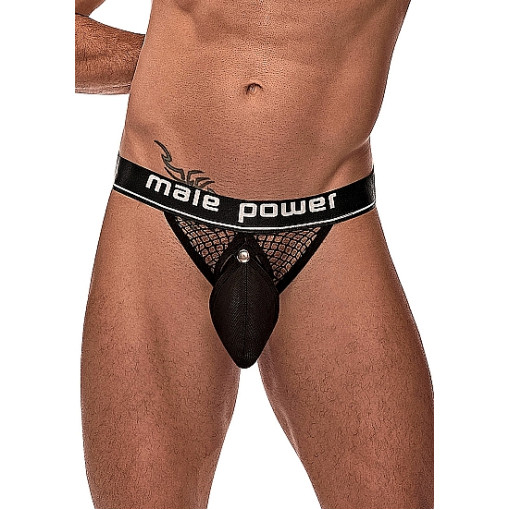 MALE POWER - Cock pit - Jock  - Sort netting