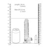 Realrock – Crystal Clear – Realistisk Dildo med Pung – Transparent - 17 cm