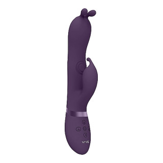 VIVE - Gada - A og G-punkt rabbitvibrator med Pulse-wave - Lilla