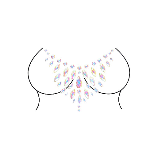 Ouch! - Glow in the dark - Body sticker - Selvlysende kroppsmykke til bryst  