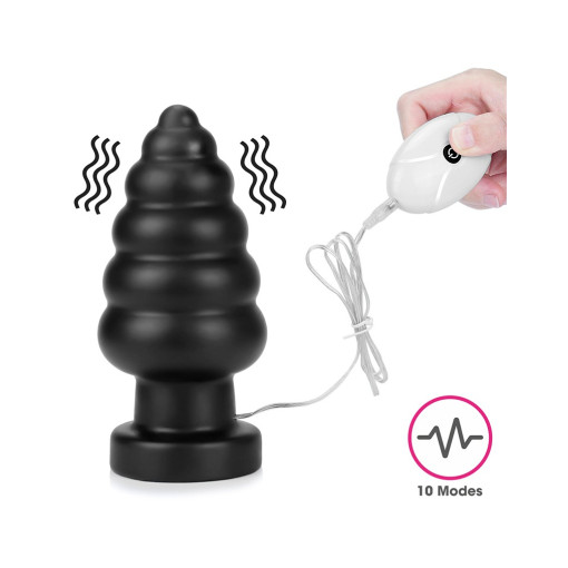 LoveToy - King Size Vibrating Anal Cracker 7" / 18 cm - sort 