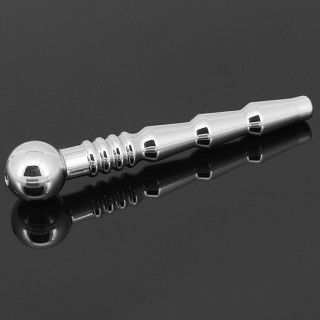 BQS - Hul penisplugg med kuler og riller 