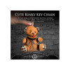 XR BRANDS - BDSM Teddy Keychain - Nøkkelring Bamse med gag