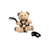 XR BRANDS - BDSM Teddy Keychain - Nøkkelring Bamse med maske og pisk 