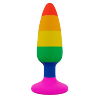 Wooomy - Hiperloo - Regnbue Buttplugg - Large