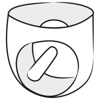 LateX - Latextruse med Anal Dildo - M/L