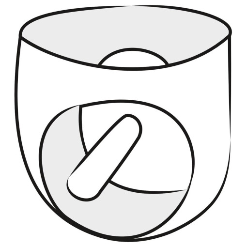 LateX - Latextruse med Anal Dildo - M/L