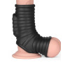 LoveToy - Wave Knights Ring- Vibrerende Penis og pung sleeve - Dobbel Sort