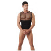 Amorable - Tank top i delvis netting Amorable - Tank top i delvis netting