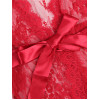 Gnist - Luksuriøs Kimono - Blonder - Rød Gnist - Luksuriøs Kimono - Blonder - Rød