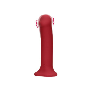 Loveline - Vibrator med base - Large -  Rød