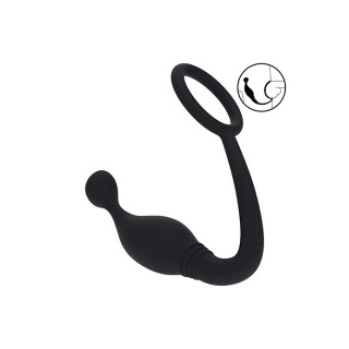 Levelz - 2 - Penisring med prostatastimulator - Large