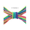 Ouch! Bondagetau - 10 meter - 6mm - Multicolor 2 Sterke farger