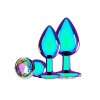 Ouch! Venice Collection - Buttpluggsett i metall - Iriserende