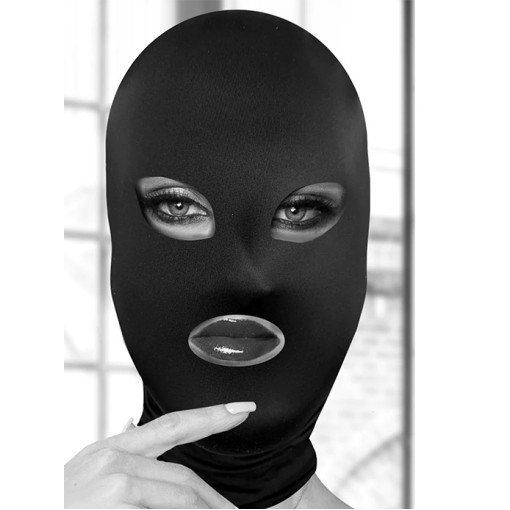 Ouch! Black and White - Subversion - Maske med åpen Munn og Øyne Ouch! Black and White - Subversion - Maske med åpen Munn og Øyne