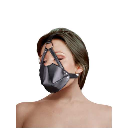 Ouch! Hode harness - med munn cover  