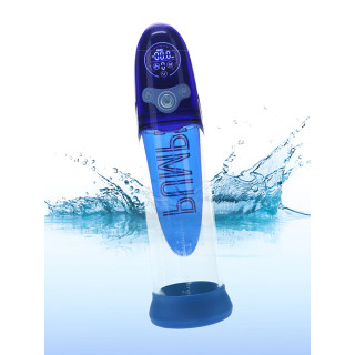 Pumped Aqua Pro – Vanntett AI Penispumpe - Blå