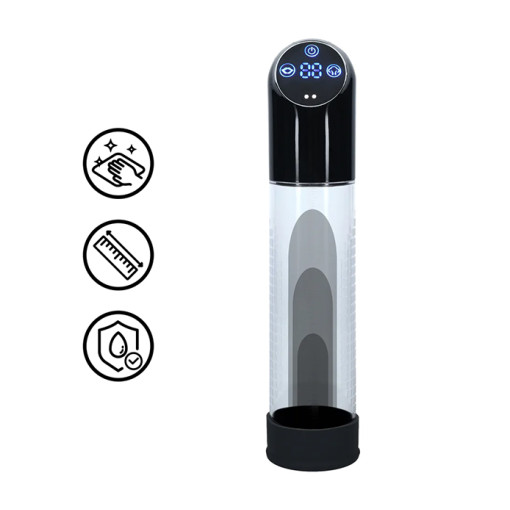 Pumped – Automatisk vanntett penispumpe – Sort