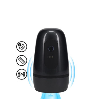  Pumped - Vibrobator - Vibrerende og sugende Oralsex maskin - Grå 