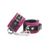Rimba - Håndcuffs i lær - Rosa
