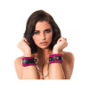 Rimba - Håndcuffs i lær - Rosa