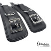 Avalon - ALCHEMY - Polstrede Fotcuffs - Sort 